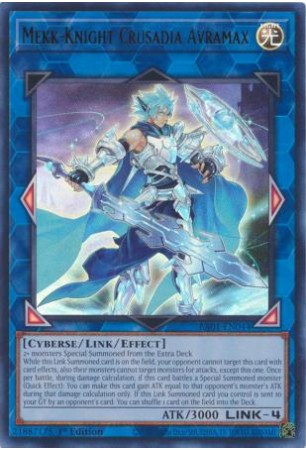 Mekk-Knight Crusadia Avramax - RA01-EN044 - Ultra Rare