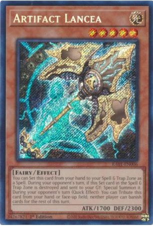 Artifact Lancea - RA01-EN006 - Secret Rare