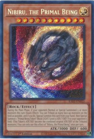 Nibiru, the Primal Being - RA01-EN015 - Secret Rare