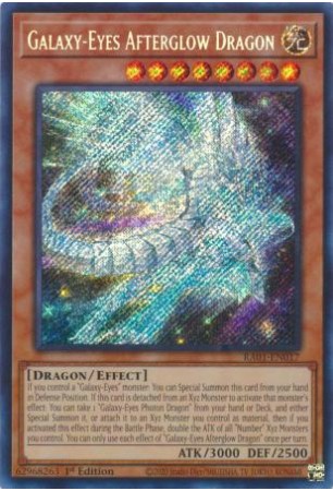 Galaxy-Eyes Afterglow Dragon - RA01-EN017 - Secret Rare