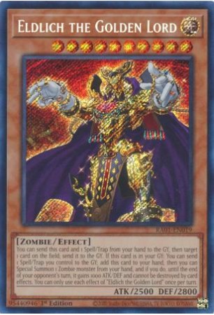 Eldlich the Golden Lord - RA01-EN019 - Secret Rare