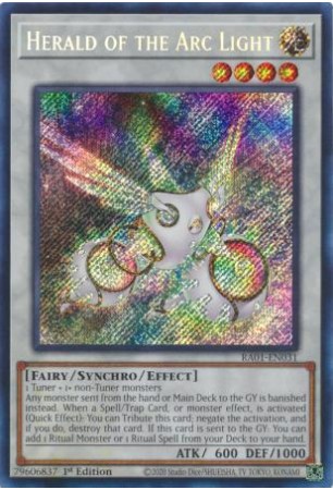 Herald of the Arc Light - RA01-EN031 - Secret Rare