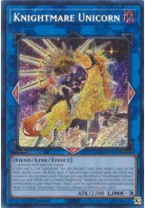 Knightmare Unicorn (alt. art) - RA01-EN043 - Secret Rare