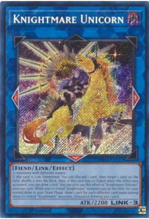 Knightmare Unicorn (alt. art) - RA01-EN043 - Secret Rare