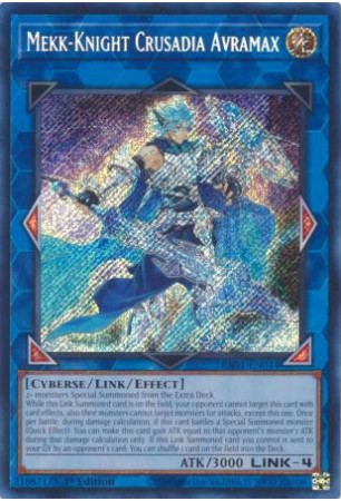 Mekk-Knight Crusadia Avramax - RA01-EN044 - Secret Rare