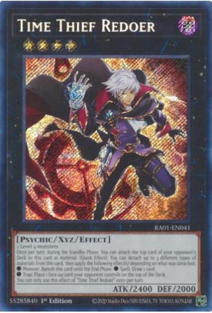 Time Thief Redoer - RA01-EN041 - Secret Rare