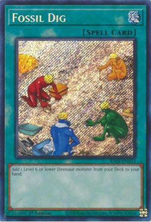 Fossil Dig - RA01-EN053 - Secret Rare