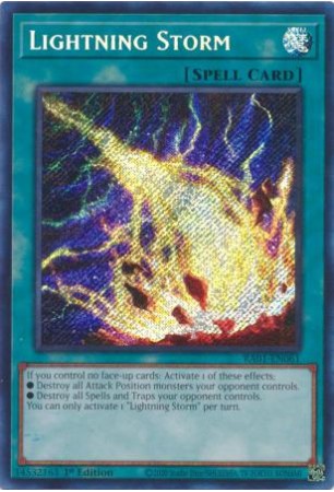 Lightning Storm - RA01-EN061 - Secret Rare