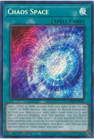 Chaos Space - RA01-EN065 - Secret Rare