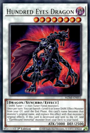 Hundred Eyes Dragon - MZMI-EN051 - Rare