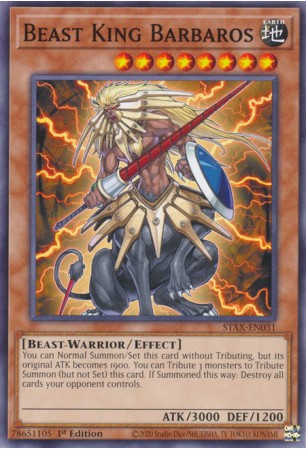 Beast King Barbaros - STAX-EN031 - Common