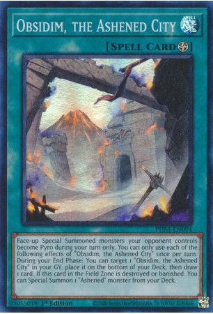 Obsidim, the Ashened City - PHNI-EN094 - Super Rare