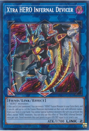 Xtra HERO Infernal Devicer - BLC1-EN009 - Secret Rare