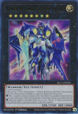 Number 90: Galaxy-Eyes Photon Lord - BLC1-EN018 - Ultra Rare