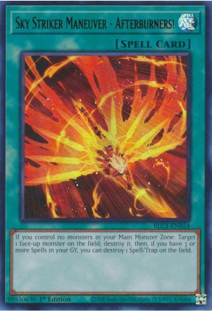 Sky Striker Maneuver - Afterburners! - BLC1-EN024 - Ultra Rare