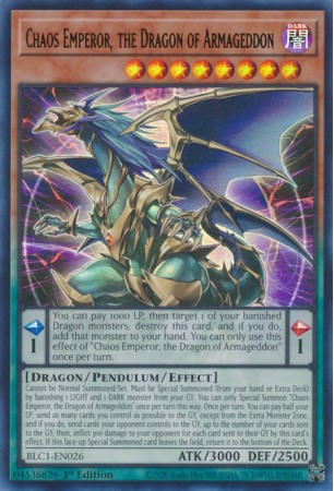 Chaos Emperor, the Dragon of Armageddon - BLC1-EN026 - Ultra Rare