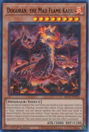 Dogoran, the Mad Flame Kaiju - BLC1-EN033 - Ultra Rare