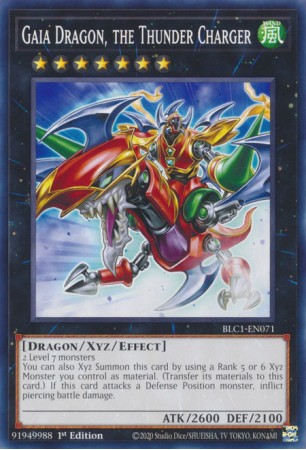 Gaia Dragon, the Thunder Charger - BLC1-EN071 - Common