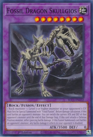 Fossil Dragon Skullgios - BLC1-EN132 - Common