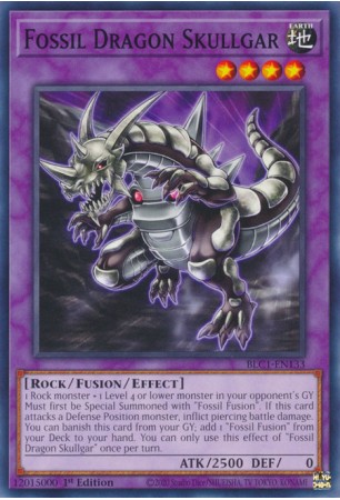 Fossil Dragon Skullgar - BLC1-EN133 - Common