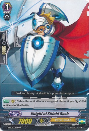 Knight of Shield Bash - G-BT01/047EN - C