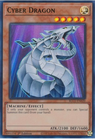 Cyber Dragon - BLC1-EN020 - Ultra Rare (Silver)