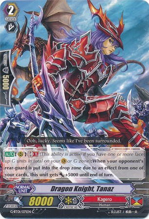 Dragon Knight, Tanaz - G-BT01/071EN - C