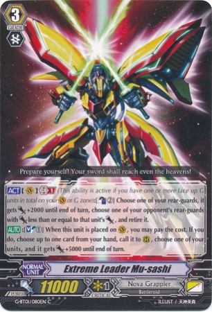 Extreme Leader Mu-sashi - G-BT01/080EN - R