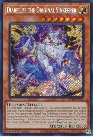 Diabellze the Original Sinkeeper - LEDE-EN012 - Secret Rare