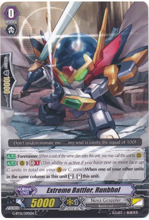 Extreme Battler, Runbhol - G-BT01/090EN - C