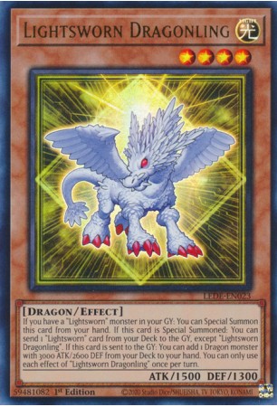 Lightsworn Dragonling - LEDE-EN023 - Ultra Rare