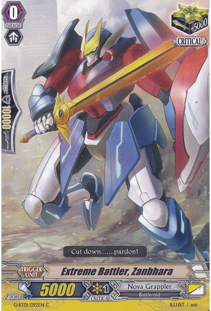 Extreme Battler, Zanbhara - G-BT01/092EN - C