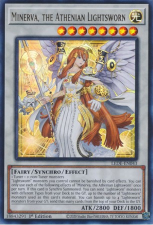 Minerva, the Athenian Lightsworn - LEDE-EN043 - Ultra Rare