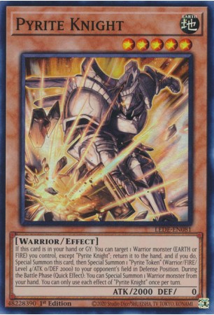 Pyrite Knight - LEDE-EN081 - Super Rare