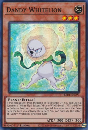 Dandy Whitelion - LEDE-EN097 - Super Rare