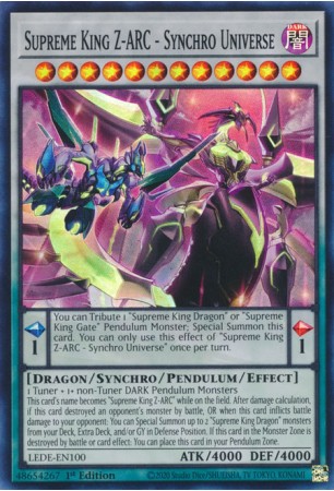 Supreme King Z-ARC - Synchro Universe - LEDE-EN100 - Super Rare