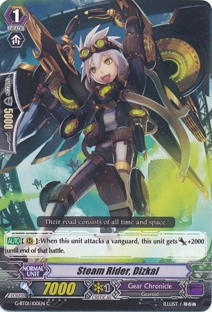 Steam Rider, Dizkal - G-BT01/100EN - C