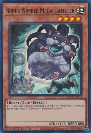 Super-Nimble Mega Hamster - RA02-EN004 - Secret Rare