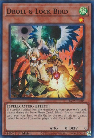 Droll & Lock Bird - RA02-EN006 - Secret Rare