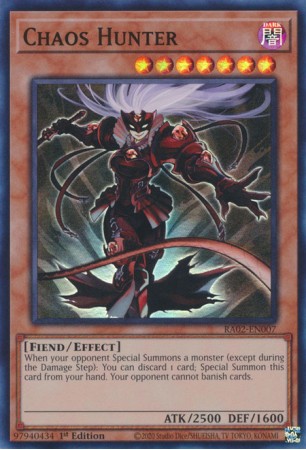 Chaos Hunter - RA02-EN007 - Super Rare