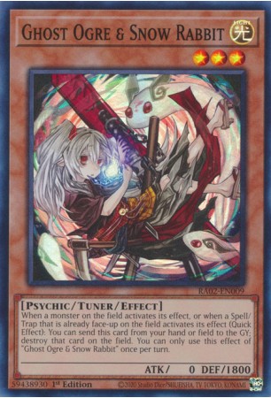 Ghost Ogre & Snow Rabbit (alt. art) - RA02-EN009 - Secret Rare