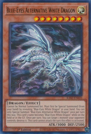 Blue-Eyes Alternative White Dragon - RA02-EN010 - Super Rare