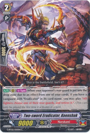 Two-sword Eradicator, Koenshak - G-BT02/050EN - C