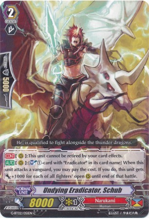 Undying Eradicator, Schub - G-BT02/051EN - C