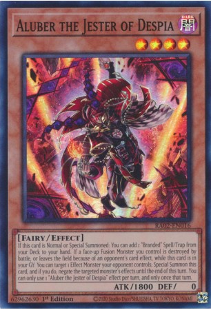 Aluber the Jester of Despia - RA02-EN016 - Ultra Rare