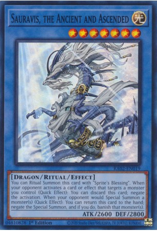 Sauravis, the Ancient and Ascended - RA02-EN019 - Secret Rare