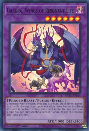 Garura, Wings of Resonant Life - RA02-EN024 - Super Rare