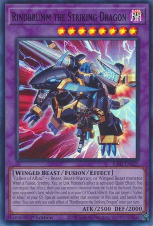 Rindbrumm the Striking Dragon - RA02-EN025 - Super Rare