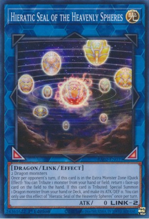 Hieratic Seal of the Heavenly Spheres - RA02-EN039 - Secret Rare