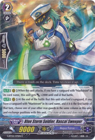 Blue Storm Soldier, Rascal Sweeper - G-BT02/071EN - C